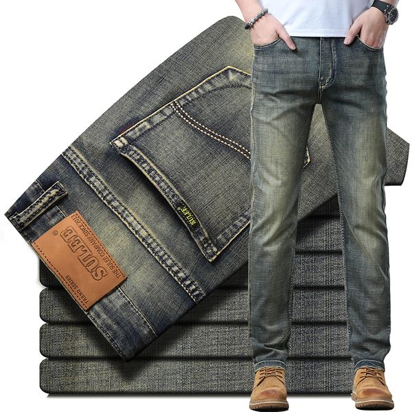 mens jeans sulee brand spring summer retro color casual elastic denim pants trousers colors luxury clothing 230801, Blue
mens jeans sulee brand spring summer retro color casual elastic denim pants trousers colors luxury clothing 230801, Blue