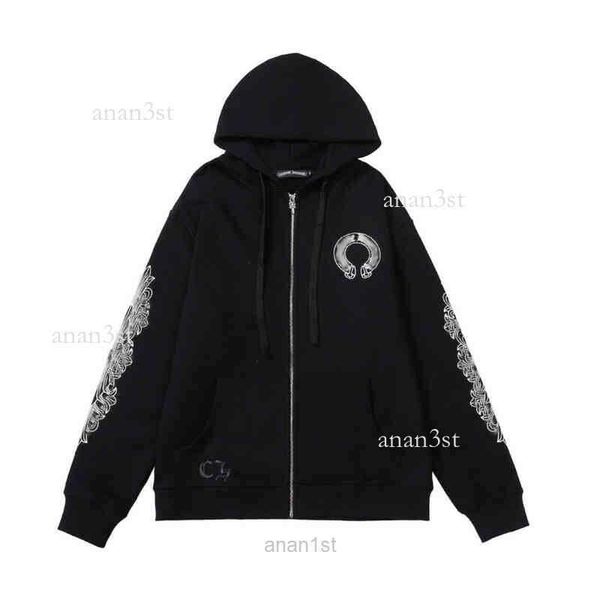 men's hoodies sweatshirts classic brand ch designer hoodie fashion men women horseshoe sanskrit loose zipper jacket pullover hoo essg, Black
men's hoodies sweatshirts classic brand ch designer hoodie fashion men women horseshoe sanskrit loose zipper jacket pullover hoo essg, Black