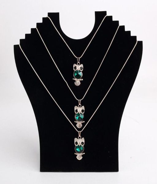 new arrival necklace bust jewelry pendant chain display holder stand neck easel showcase black color6267025
new arrival necklace bust jewelry pendant chain display holder stand neck easel showcase black color6267025