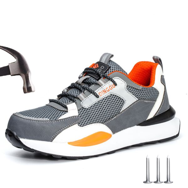 safety shoes men safety shoes lightweight breathable work shoes sneakers indestructible anti-smashing steel toe safety boots 230801, Black;brown
safety shoes men safety shoes lightweight breathable work shoes sneakers indestructible anti-smashing steel toe safety boots 230801, Black;brown