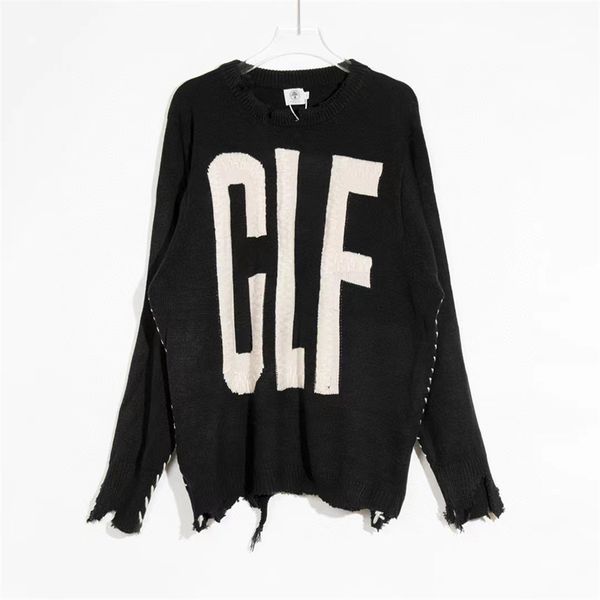 2023fw knitted sweater men women black hole ripped sweatshirts
2023fw knitted sweater men women black hole ripped sweatshirts