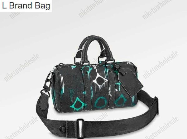 l bag graffiti green keepall bandouliere 25 travel bag classic men's crossbody m21399 monograms canvas leather designer shoulder bags s, Black
l bag graffiti green keepall bandouliere 25 travel bag classic men's crossbody m21399 monograms canvas leather designer shoulder bags s, Black