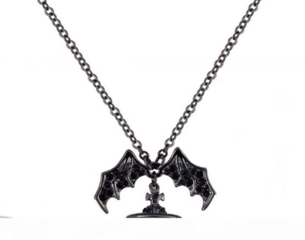 queen mother demon evil titanium black wings diamond saturn necklace super cool punk bat1800565, Silver
queen mother demon evil titanium black wings diamond saturn necklace super cool punk bat1800565, Silver