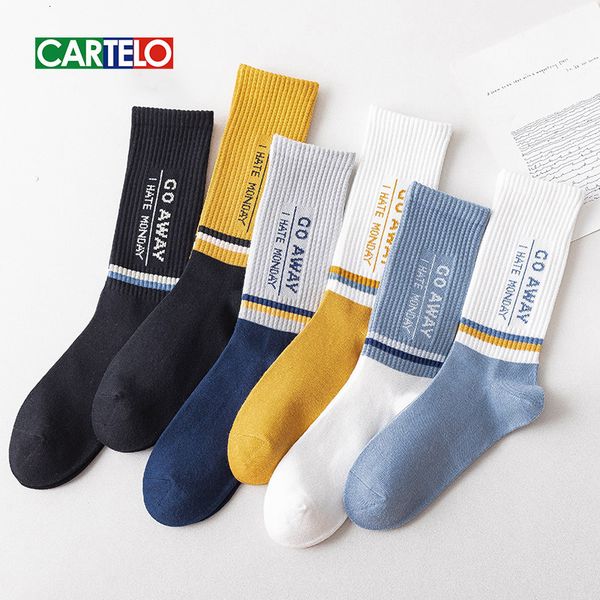 men s socks cartelo fashion striped letters casual sport high tube soft breathable cotton 4 season male 230802, Black
men s socks cartelo fashion striped letters casual sport high tube soft breathable cotton 4 season male 230802, Black