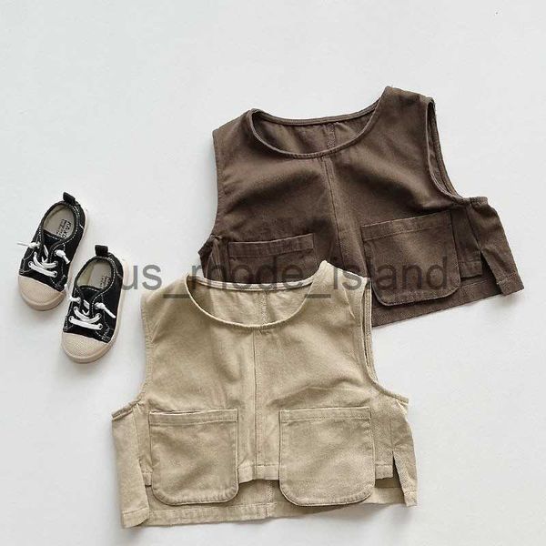 vest 2023 new vintage waistcoats children spring vest boys cool fashion personality sleeveless jacket girls boutique cotton vests x0802, Blue
vest 2023 new vintage waistcoats children spring vest boys cool fashion personality sleeveless jacket girls boutique cotton vests x0802, Blue