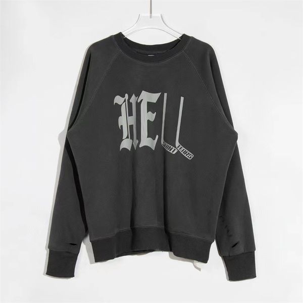 vintage sweatshirts men women 1 quality hoodie washed letter print oversize crewneck, Black;brown
vintage sweatshirts men women 1 quality hoodie washed letter print oversize crewneck, Black;brown