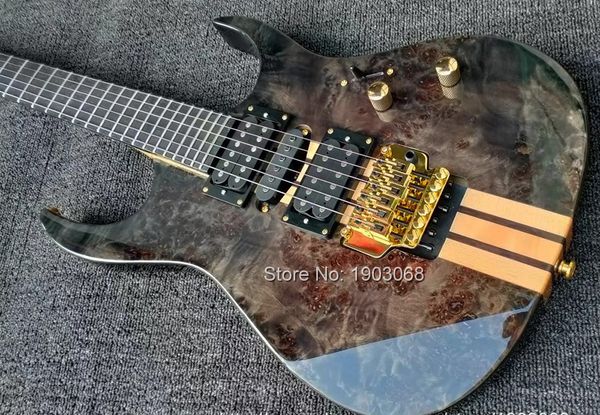 electric guitars with ebony fretboard, through-neck, poplar burl through-neck tremolo floyed ros guitars, custom logos are available
electric guitars with ebony fretboard, through-neck, poplar burl through-neck tremolo floyed ros guitars, custom logos are available