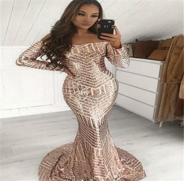 sparkly bling sequins evening dresses long sleeve champagne off shoulder mermaid long party dresses for girls fitted formal dress13728784, Black;red
sparkly bling sequins evening dresses long sleeve champagne off shoulder mermaid long party dresses for girls fitted formal dress13728784, Black;red