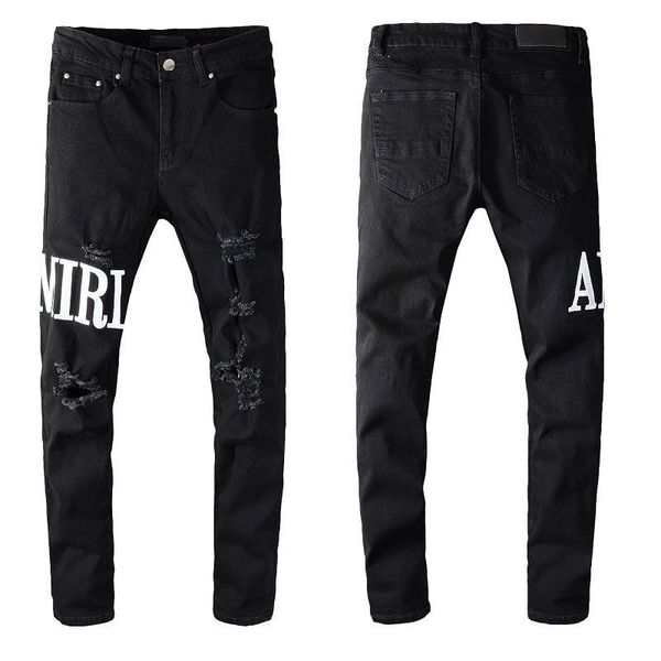 men jeans luxurys designers jeans distressed france fashion pierre straight men's biker hole stretch denim casual jean men skinny pants, Blue
men jeans luxurys designers jeans distressed france fashion pierre straight men's biker hole stretch denim casual jean men skinny pants, Blue