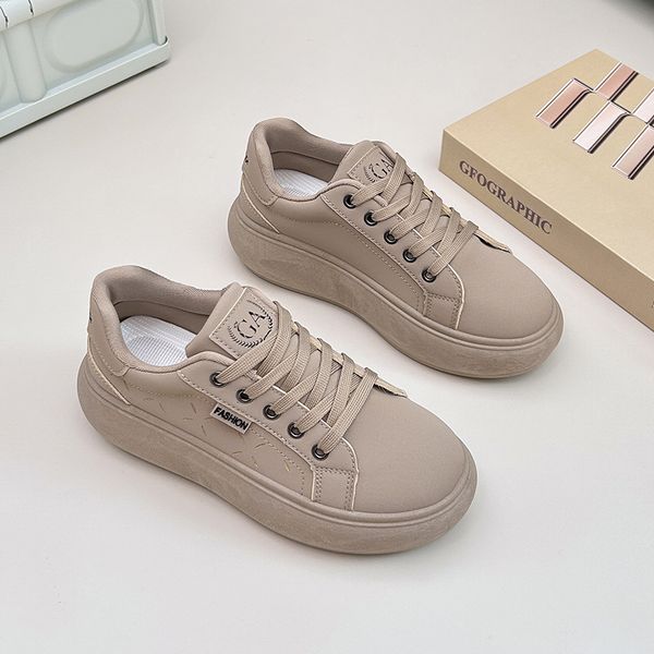 women designer casual shoes fashion leather platform sneakers woman girls beige yellow grey outdoor womens lace-up flat sports685 s, Black
women designer casual shoes fashion leather platform sneakers woman girls beige yellow grey outdoor womens lace-up flat sports685 s, Black