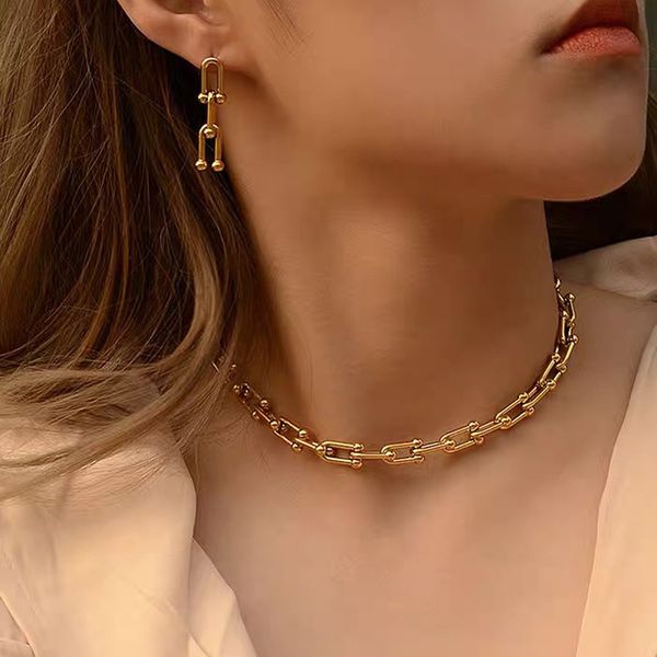 tiffanyy jewelry women's necklace earrings bracelet horseshoe versatile fashion designer set pendant couples same holiday gift luxury d, Silver
tiffanyy jewelry women's necklace earrings bracelet horseshoe versatile fashion designer set pendant couples same holiday gift luxury d, Silver