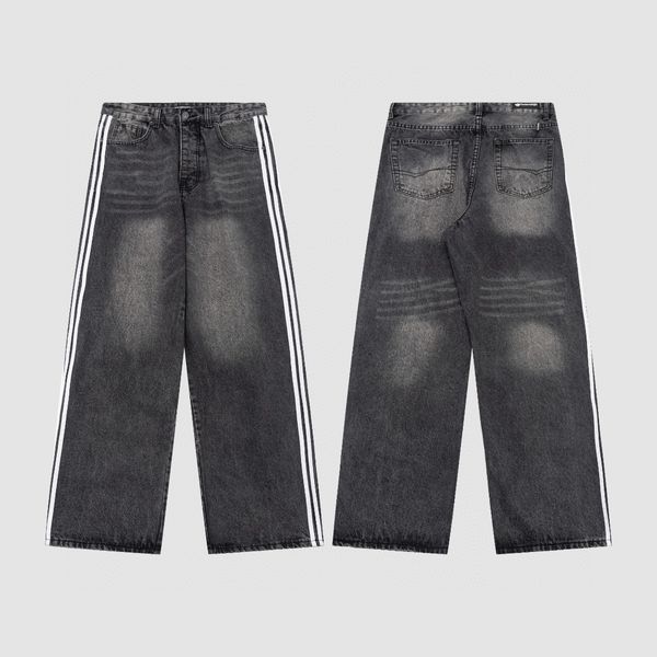 fashion custom oversized jeans men striped wide straight jeans men straight leg loose long hommes denim pants baggy jeans, Blue
fashion custom oversized jeans men striped wide straight jeans men straight leg loose long hommes denim pants baggy jeans, Blue