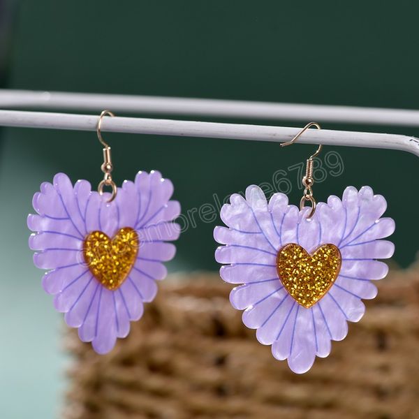 fashion sweet exaggerated double layered heart earrings women multicolor acrylic peach heart dangle earrings wedding jewelry, Silver
fashion sweet exaggerated double layered heart earrings women multicolor acrylic peach heart dangle earrings wedding jewelry, Silver