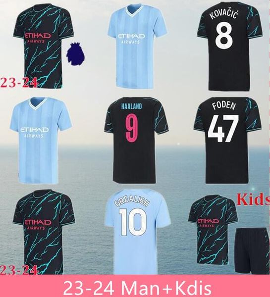 23 24 haaland soccer jerseys s cities grealish sterling lewis mans cities mahrez fans player version de bruyne foden football shirt men, Black;yellow
23 24 haaland soccer jerseys s cities grealish sterling lewis mans cities mahrez fans player version de bruyne foden football shirt men, Black;yellow