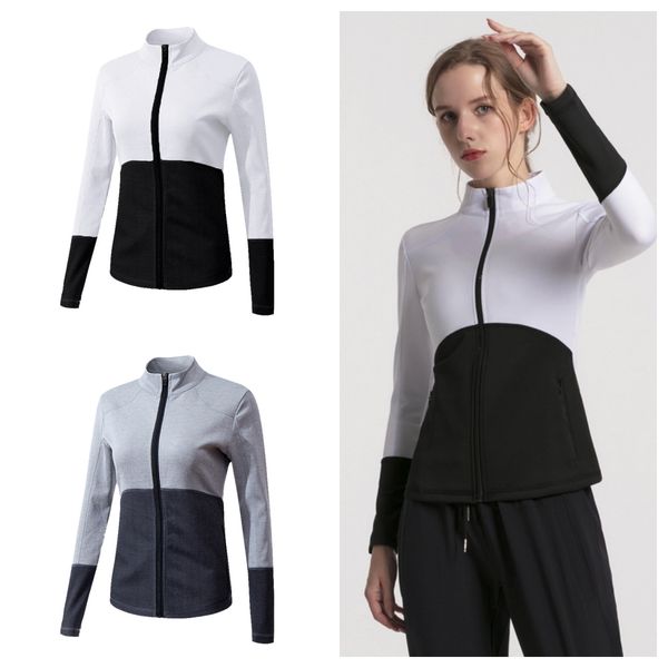 standing neck zipper sports coat women's slim contrast color cardigan fitness jacket long sleeve running yoga dress t-shirt spring/summ, White;red
standing neck zipper sports coat women's slim contrast color cardigan fitness jacket long sleeve running yoga dress t-shirt spring/summ, White;red