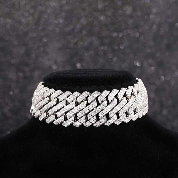 Wholesale 26mm Wide Cuban Chain Sterling Silver 925 Iced Out d Vvs Moissanite Diamond Cuban Link Chain Bracelet
Wholesale 26mm Wide Cuban Chain Sterling Silver 925 Iced Out d Vvs Moissanite Diamond Cuban Link Chain Bracelet