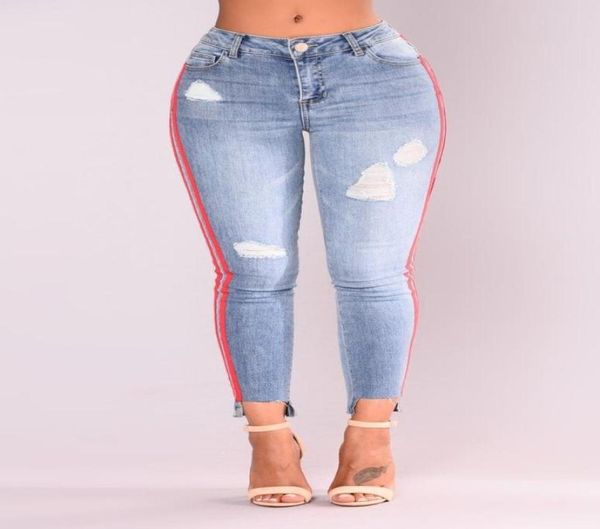 plus size women ripped jeans capris pencil pants jeans high waist jeans skinny trousers for girls and women4645302, Blue
plus size women ripped jeans capris pencil pants jeans high waist jeans skinny trousers for girls and women4645302, Blue