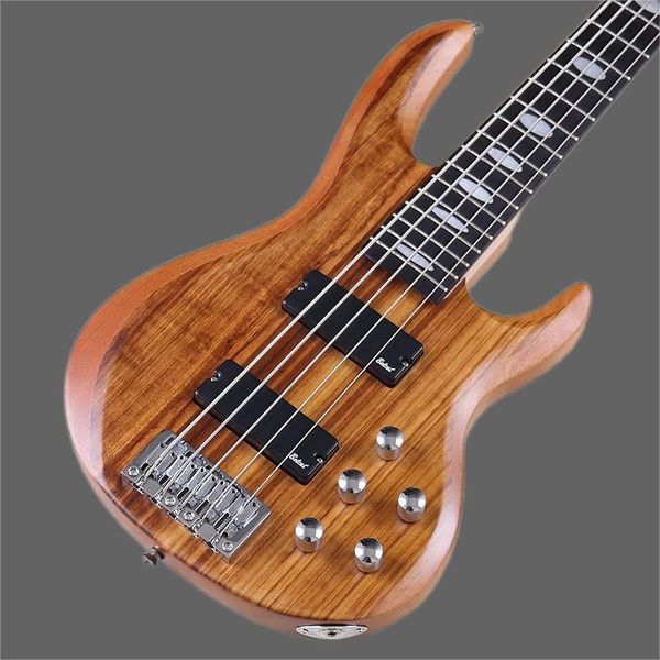 active 5-string electric bass guitar 43-inch zebra-wood solid okumi-wood bass guitar body
active 5-string electric bass guitar 43-inch zebra-wood solid okumi-wood bass guitar body