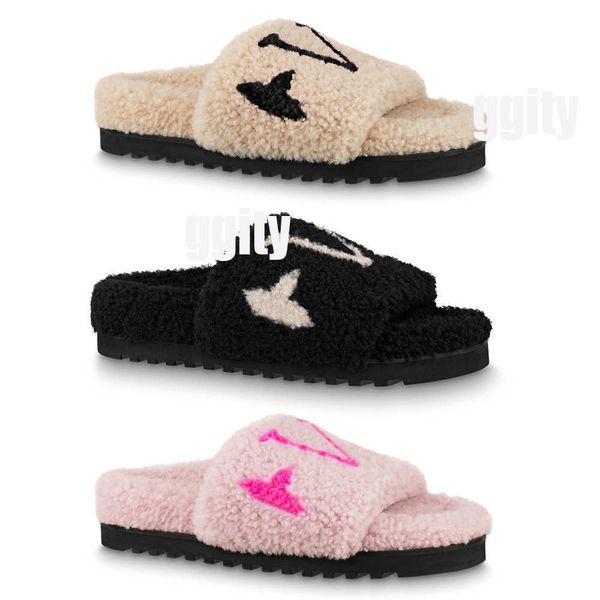 fuzzy slipper slide luxury designer women furry fur letter winter wool slippers slides warm plush girl lady indoor fluffy sandal comfortable, Black
fuzzy slipper slide luxury designer women furry fur letter winter wool slippers slides warm plush girl lady indoor fluffy sandal comfortable, Black