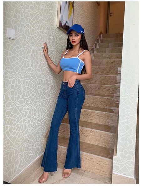 flare jeans pants women vintage denim ladies jeans women high waist fashion stretch pocket trousers plus size wide leg jeans, Blue
flare jeans pants women vintage denim ladies jeans women high waist fashion stretch pocket trousers plus size wide leg jeans, Blue