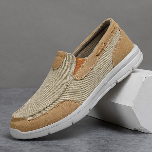 dress shoes men canvas casual breathable loafers boat shoe 2023 male comfortable outdoor walking classic sneakers 230801, Black
dress shoes men canvas casual breathable loafers boat shoe 2023 male comfortable outdoor walking classic sneakers 230801, Black
