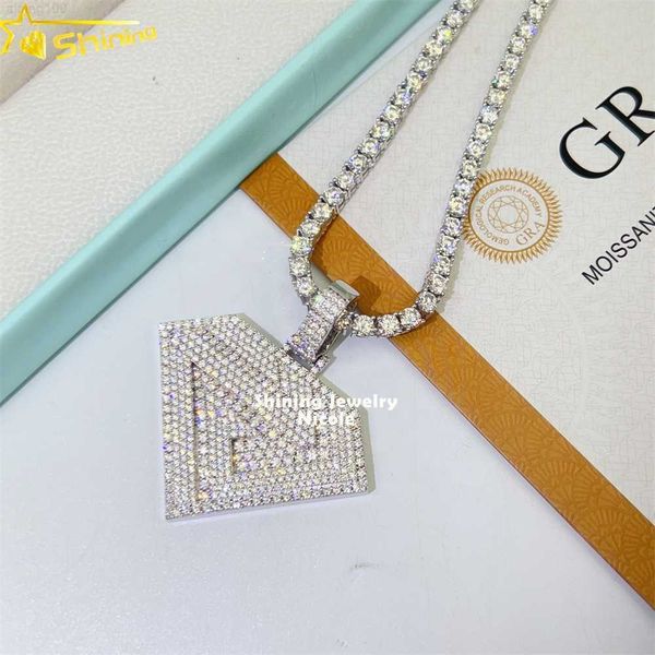 925 sterling silver gra certificate hip hop vvs moissanite custom pendant with tennis chain for gift
925 sterling silver gra certificate hip hop vvs moissanite custom pendant with tennis chain for gift