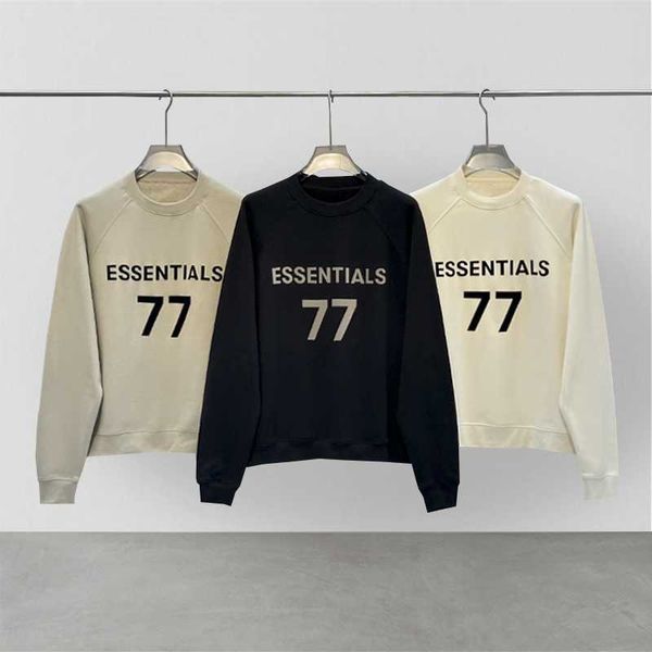 season 7 eentials sweatshirt fashion high street brand hip hop loose flocking print oversize designer hoodie, Black
season 7 eentials sweatshirt fashion high street brand hip hop loose flocking print oversize designer hoodie, Black