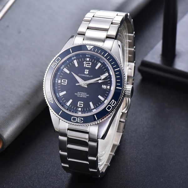 wristwatches ceramic bezel 100 waterproof luxury corgeut watch men 41mm sapphire mechanical clock diver nh35 automatic wristwatch 230802, Slivery;brown
wristwatches ceramic bezel 100 waterproof luxury corgeut watch men 41mm sapphire mechanical clock diver nh35 automatic wristwatch 230802, Slivery;brown