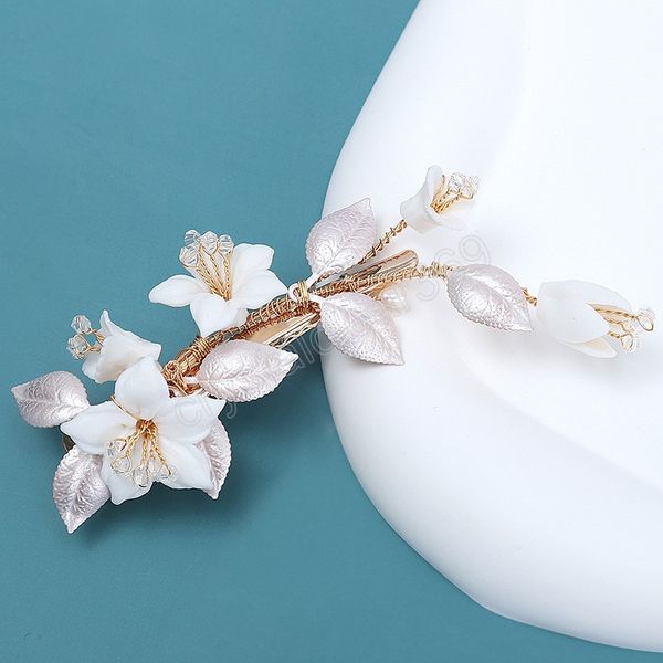 fashion hair clip wedding accessories for women floral pearl hairpin bride tiara headdress crystal noiva hair jewelry girls gift, Slivery;white
fashion hair clip wedding accessories for women floral pearl hairpin bride tiara headdress crystal noiva hair jewelry girls gift, Slivery;white