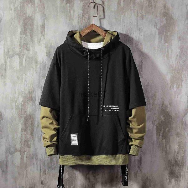 men's hoodies sweatshirts wetailor 2022 new hoodie sweatshirt mens hip hop pullover hoodies streetwear casual fashion clothes colorbloc, Black
men's hoodies sweatshirts wetailor 2022 new hoodie sweatshirt mens hip hop pullover hoodies streetwear casual fashion clothes colorbloc, Black