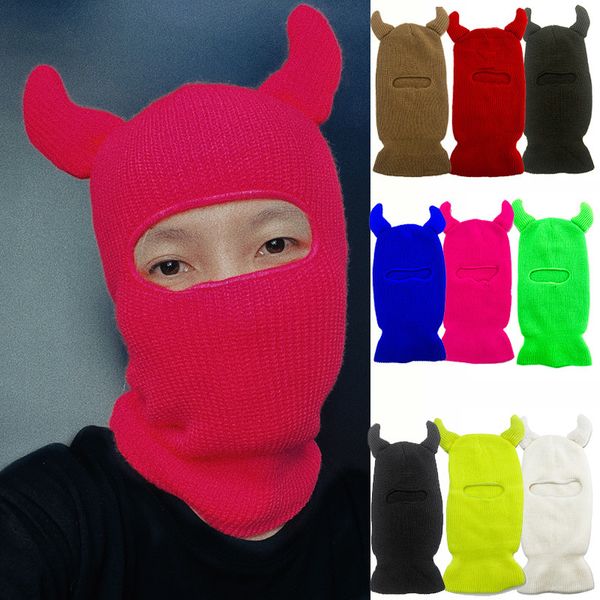 fashion face masks neck gaiter demons single hole full face cover ski mask hats women men devil's horn halloween windproof knit balacla
fashion face masks neck gaiter demons single hole full face cover ski mask hats women men devil's horn halloween windproof knit balacla