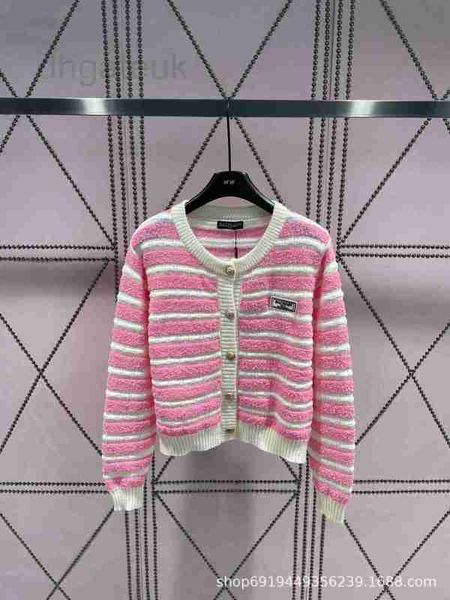 women's knits & tees designer pre autumn new niche design trendy brand pink stripe intermediate color letter leather label long sleeved, White
women's knits & tees designer pre autumn new niche design trendy brand pink stripe intermediate color letter leather label long sleeved, White