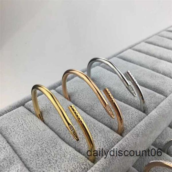 designer nail bracelet luxury jewelry for women men party wedding gift fashion crystal bangle gold with diamond steel alloy never fade not a, Black
designer nail bracelet luxury jewelry for women men party wedding gift fashion crystal bangle gold with diamond steel alloy never fade not a, Black