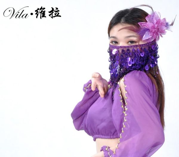 2018 women indian belly dance face sequin veil tribal belly dancing veils for 9 colors available1914443, Black;red
2018 women indian belly dance face sequin veil tribal belly dancing veils for 9 colors available1914443, Black;red