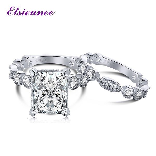 wedding rings elsieunee classic 100 925 sterling silver simulated diamond engagement bridal ring sets fine jewelry gifts 230803, Slivery;golden
wedding rings elsieunee classic 100 925 sterling silver simulated diamond engagement bridal ring sets fine jewelry gifts 230803, Slivery;golden