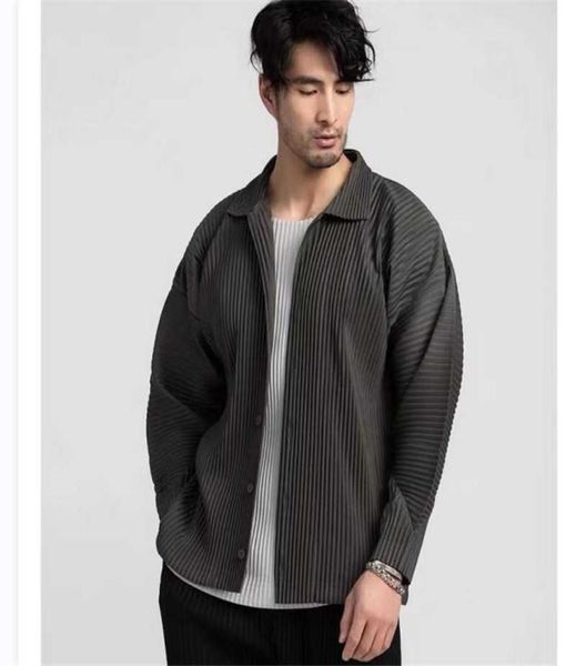 men039s casual shirts miyake pleated suit jacket korean version loose 2022 summer longsleeved shirt button menmen039s5605874, White;black
men039s casual shirts miyake pleated suit jacket korean version loose 2022 summer longsleeved shirt button menmen039s5605874, White;black