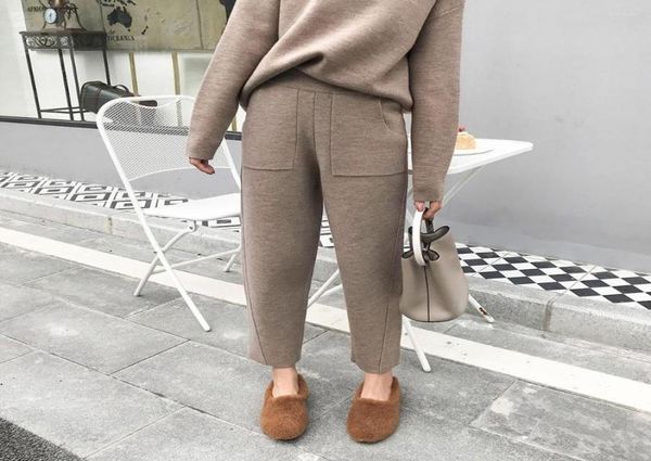 women039s two piece pants women autumn winter knitted sweater 2 set casual tracksuit round collar jumpers with high waist wide 1011060, White
women039s two piece pants women autumn winter knitted sweater 2 set casual tracksuit round collar jumpers with high waist wide 1011060, White