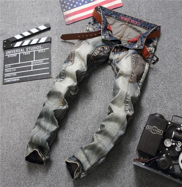 2020 new patchwork denim jeans for men biker skinny ripped hole scratched jeans punk mens plaid designer pants clothing8328144, Blue
2020 new patchwork denim jeans for men biker skinny ripped hole scratched jeans punk mens plaid designer pants clothing8328144, Blue