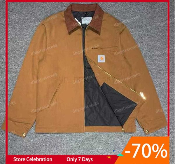 carhart designer mens jackets wip thick detroit american work clothes cotton jacket men women couple loose motion design 632ess, Black;brown
carhart designer mens jackets wip thick detroit american work clothes cotton jacket men women couple loose motion design 632ess, Black;brown