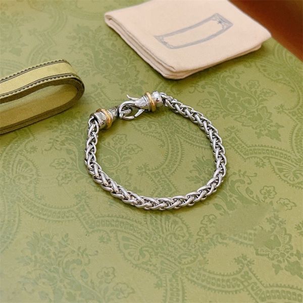 classic bracelet 18k gold plated ggsity stainless steel letter pendant lover gift wristband sleeve chain women's birthday gift bracelet, Golden;silver
classic bracelet 18k gold plated ggsity stainless steel letter pendant lover gift wristband sleeve chain women's birthday gift bracelet, Golden;silver