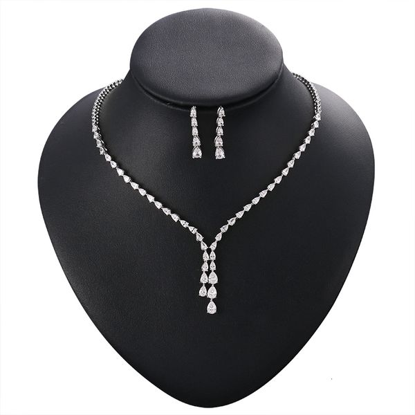wedding jewelry sets weimanjingdian brand arrival teardrop cubic zirconia cz necklace and earring elegant bridal set 230803, Slivery;golden
wedding jewelry sets weimanjingdian brand arrival teardrop cubic zirconia cz necklace and earring elegant bridal set 230803, Slivery;golden