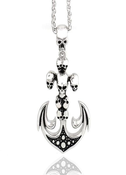 men039s vintage anchor pendantnecklace with skull design 22in chain stainless steel pendants jewelry1681644, Silver
men039s vintage anchor pendantnecklace with skull design 22in chain stainless steel pendants jewelry1681644, Silver
