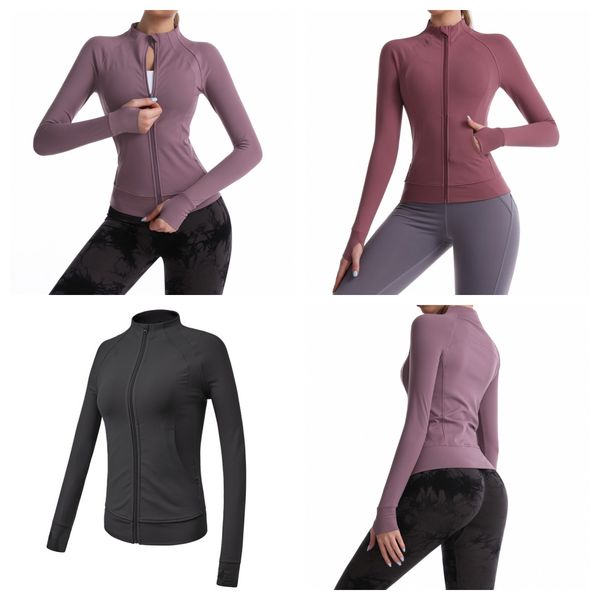 standing collar yoga suit slim fit zipper cardigan running long sleeve training sports spring/summer new, White;red
standing collar yoga suit slim fit zipper cardigan running long sleeve training sports spring/summer new, White;red