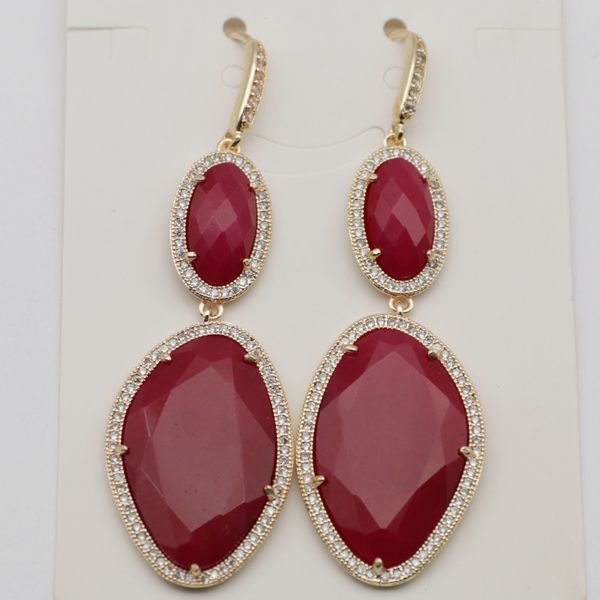 stud gains fashion hook drop earring natural stone pendant brass plated with cubic zircon for young lady girl 230802, Golden;silver
stud gains fashion hook drop earring natural stone pendant brass plated with cubic zircon for young lady girl 230802, Golden;silver