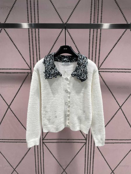 designer women clothes girl sweater logo button decoration cardigan lapel knit july27, White
designer women clothes girl sweater logo button decoration cardigan lapel knit july27, White