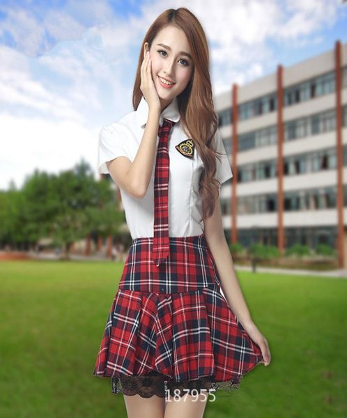 japanese school uniform for women students girls korean uniform school wear summer white shirt plaid lace skirt clothing7942301
japanese school uniform for women students girls korean uniform school wear summer white shirt plaid lace skirt clothing7942301