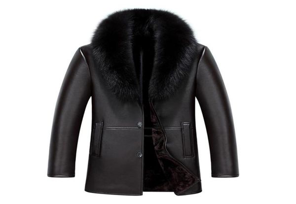 2020 new arrival men leather coat faux sheepskin coat overcoat winter leather fur lined men jacket fur collar1398575, Black
2020 new arrival men leather coat faux sheepskin coat overcoat winter leather fur lined men jacket fur collar1398575, Black
