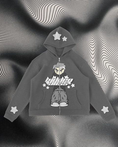 women's hoodies sweatshirts harajuku y2k hoodies women japanese sweet streetwear cartoon loose sweatshirt couple zip up hoodie goth kaw, Black
women's hoodies sweatshirts harajuku y2k hoodies women japanese sweet streetwear cartoon loose sweatshirt couple zip up hoodie goth kaw, Black