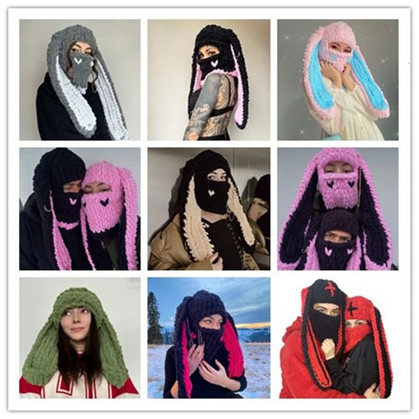fashion face masks neck gaiter big rabbit ears knitted hat winter street for women bunny hat balaclava thick warm fleece hat mask headgear s
fashion face masks neck gaiter big rabbit ears knitted hat winter street for women bunny hat balaclava thick warm fleece hat mask headgear s