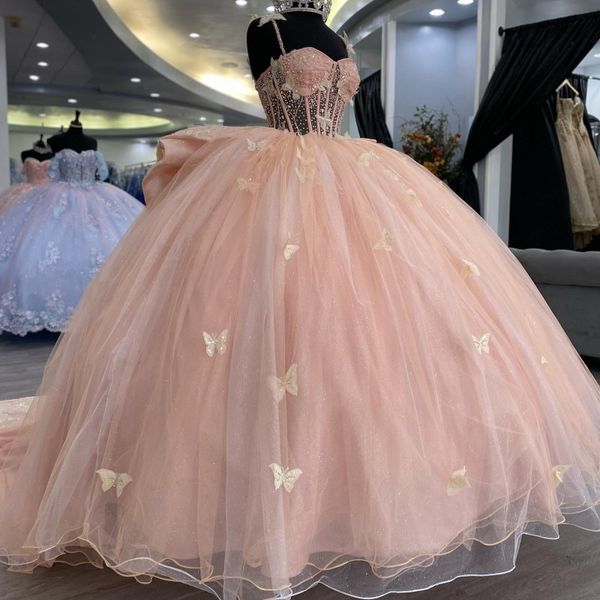 pink sweetheart shiny ball gown princess evening dresses butterfly flower bow prom formal party gowns sweet 16 quinceanera dress, Blue;red
pink sweetheart shiny ball gown princess evening dresses butterfly flower bow prom formal party gowns sweet 16 quinceanera dress, Blue;red